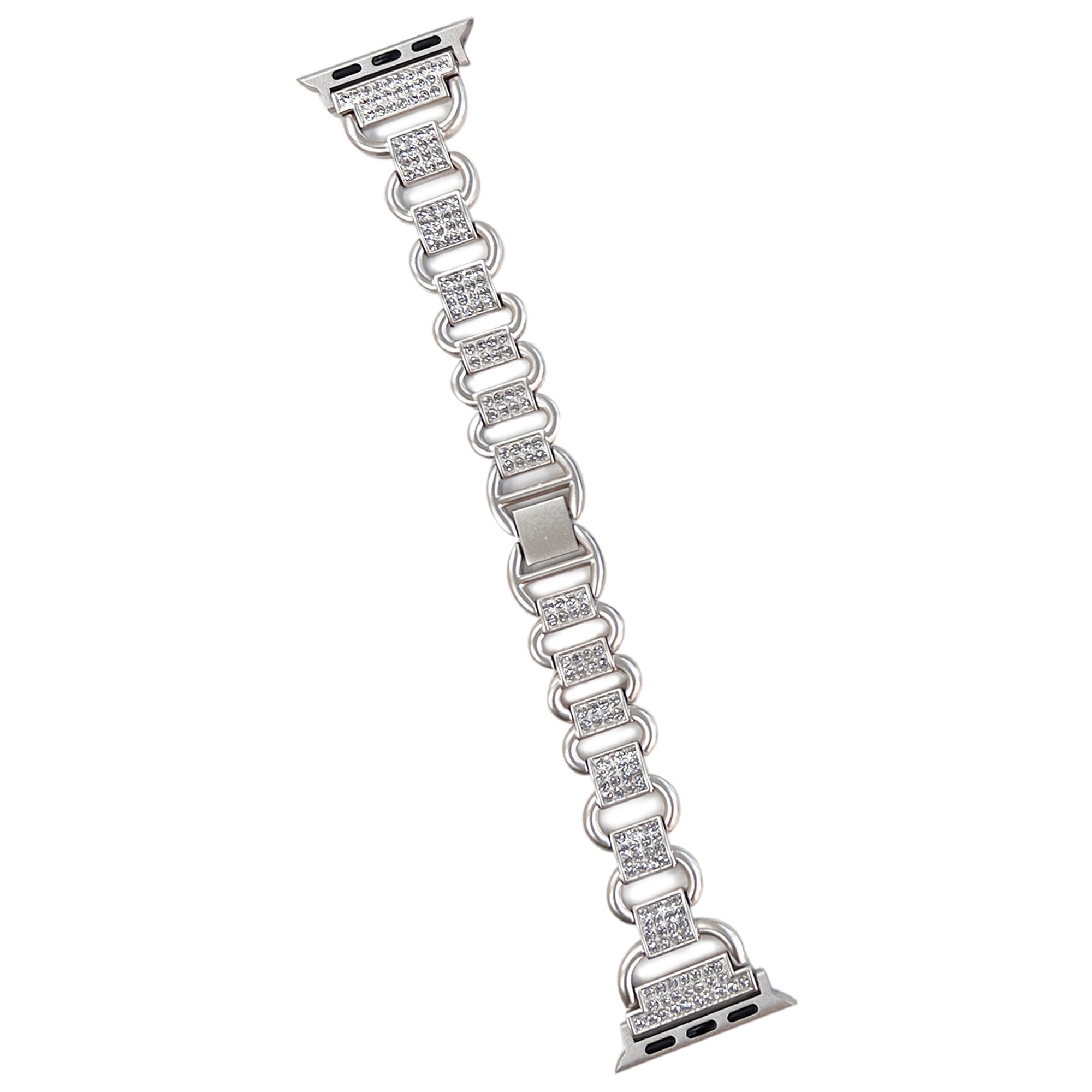 For Apple Watch Series 9 8 7 41mm 6 5 4 SE SE (2022) SE (2023) 40mm 3 2 1 38mm AW Hollow Metal Watchband Rhinestone Decor Watch Strap For Apple Watch Series 9 8 7 41mm 6 5 4 SE SE (2022) SE (2023) 40mm 3 2 1 38mm AW Hollow Metal Watchband Rhinestone Decor Watch Strap